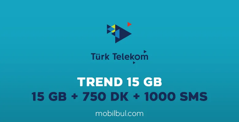 türk telekom trend 15 gb paketi